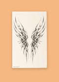 Semi Permanent Tattoo - Large Single | Cyber Wings-Image 1