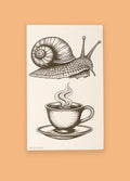 Semi Permanent Tattoo - Medium Set | Cuppa + Snail-Image 1