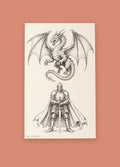 Semi Permanent Tattoo - Medium Set | Dragon + Knight-Image 1