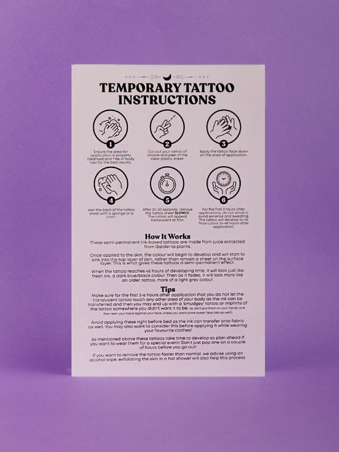 Semi Permanent Tattoo - Medium Set