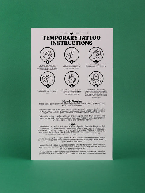 Semi Permanent Tattoo - Medium Single