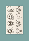 Semi Permanent Tattoo - Small Set | GZ-555-Image 1