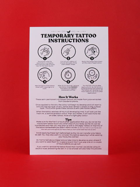 Semi Permanent Tattoo - Small Set