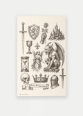 Semi Permanent Tattoo - Small Set | Medieval-Image 2