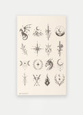 Semi Permanent Tattoo - Small Set | Romantasy-Image 2