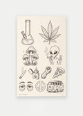 Semi Permanent Tattoo - Small Set | Stoner-Image 2