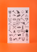 Semi Permanent Tattoo - Tiny Set | HC-251-Image 1