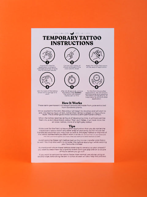 Semi Permanent Tattoo - Tiny Set