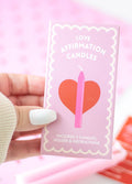 Set of 3 Love Affirmation Candles in a Box | One Colour-Image 1
