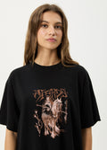 Shield Maiden - Hemp Oversized Tee | Black-Image 2