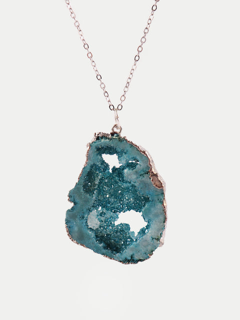 Aura Geode Pendant