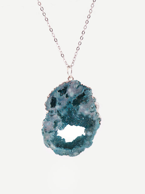Aura Geode Pendant