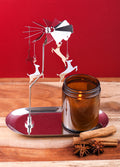 Silver Candle Carousel | Deer-Image 1