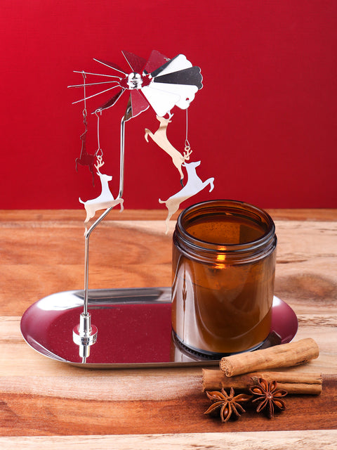 Silver Candle Carousel