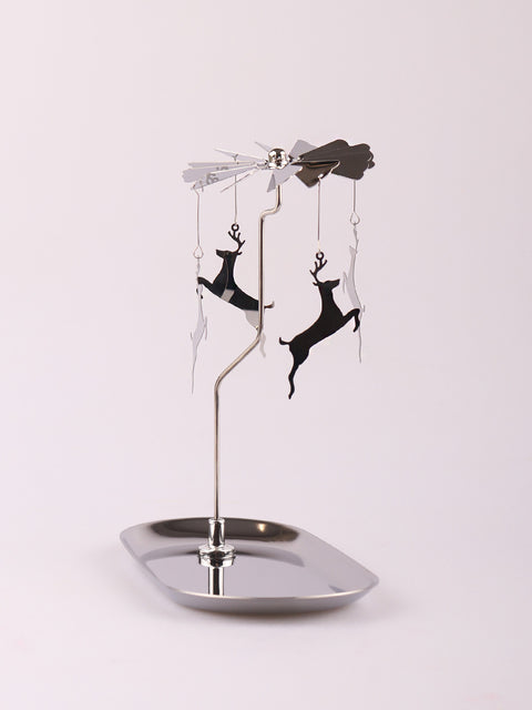 Silver Candle Carousel