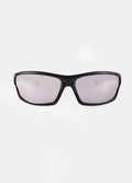 Sleek Wrap Sunglasses | Black-Image 1