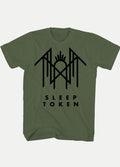 Sleep Token - Logo Symbol T-Shirt | Olive-Image 1