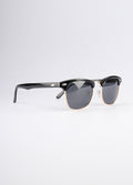 Small Classic Retro Top Deck Sunglasses | Black-Image 4