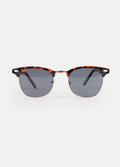 Small Classic Retro Top Deck Sunglasses | Tortoise-Image 1