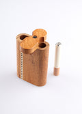 Small Teak Inlay Swivel Dug-out | One Colour-Image 3