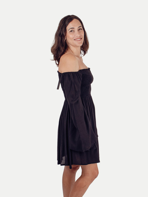 Smocked Mini Dress