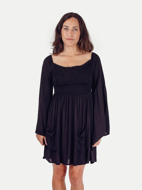 Smocked Mini Dress