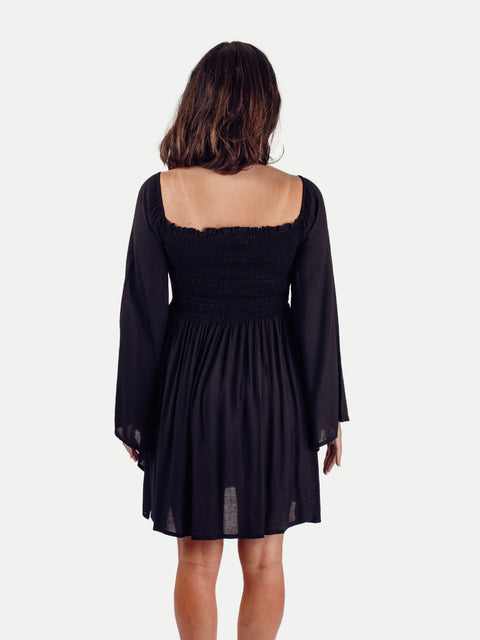 Smocked Mini Dress