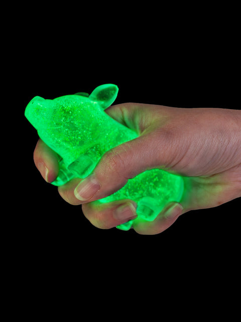 Smoosho's Super Squeeze Glow-in-the-dark Pig
