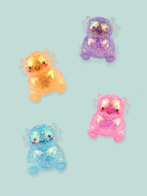 Smooshos Super Squeeze Glitter Axolotl