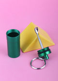 Snuff Dispenser Aluminium | Green-Image 1