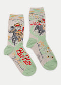 Socks - Boss Kitty | Green-Image 1