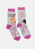Socks - My Dog Is Cool as Fuck | Purple-Image 1