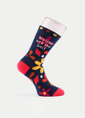 Socks - Sisters Are The Shit | Navy-Image 2