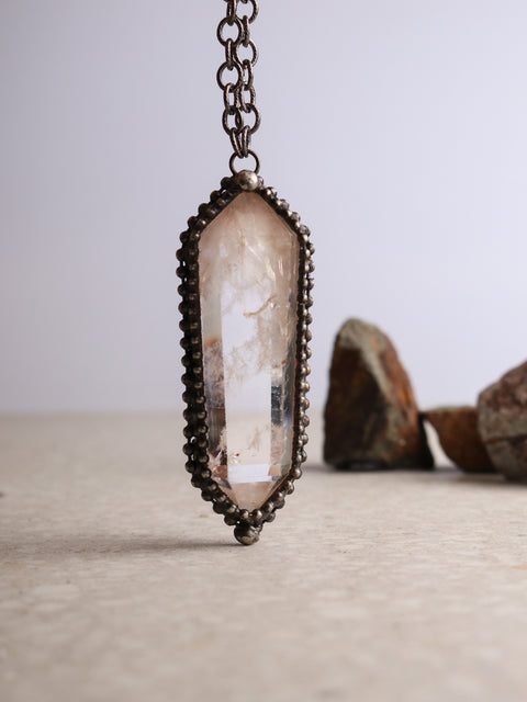 Solder Double Point Pendant