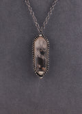 Solder Double Point Pendant | Clear Quartz-Image 2