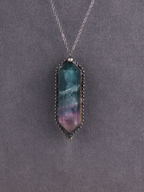 Solder Double Point Pendant