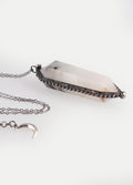 Solder Double Point Pendant | Tourmalinated Quartz-Image 3