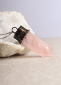 Solder Point Pendant | Rose Quartz-Image 1