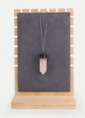 Solder Point Pendant | Rose Quartz-Image 2