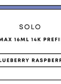 Solo Max 16mL 14k Prefill Kit | Blueberry Raspberry-Image 1