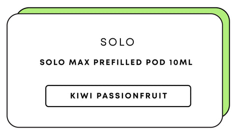 Solo Max Prefill 10mL Pod