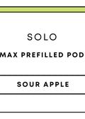 Solo Max Prefill 10mL Pod | Sour Apple-Image 1