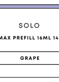 Solo Max Prefill 16mL 14k Pod | Grape-Image 1