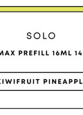 Solo Max Prefill 16mL 14k Pod | Kiwifruit Pineapple-Image 1