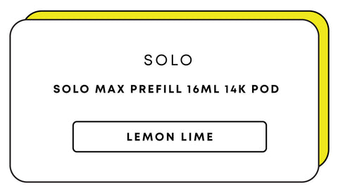 Solo Max Prefill 16mL 14k Pod
