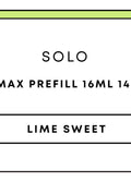 Solo Max Prefill 16mL 14k Pod | Lime Sweet-Image 1