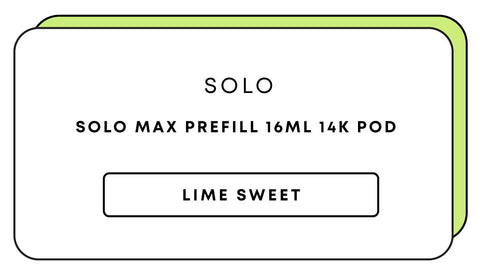 Solo Max Prefill 16mL 14k Pod