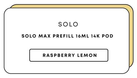 Solo Max Prefill 16mL 14k Pod