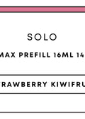 Solo Max Prefill 16mL 14k Pod | Strawberry Kiwifruit-Image 1