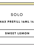 Solo Max Prefill 16mL 14k Pod | Sweet Lemon-Image 1